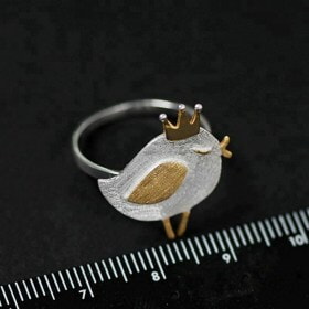 Wholesale-Cute-Princess-Bird-tortoise-finger-ring (5)